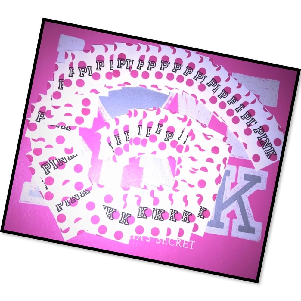 💕VS PINK POLKA DOT CARD BUNDLE💕